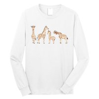 Giraffe Gift For Animal Love Long Sleeve Shirt