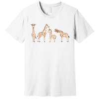 Giraffe Gift For Animal Love Premium T-Shirt