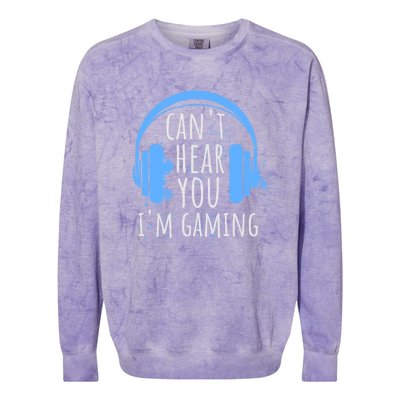 Gaming Gifts For Teenage Boy 812 Year Old Teen Him Gamer Colorblast Crewneck Sweatshirt