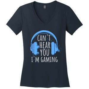 Gaming Gifts For Teenage Boy 812 Year Old Teen Him Gamer Women's V-Neck T-Shirt