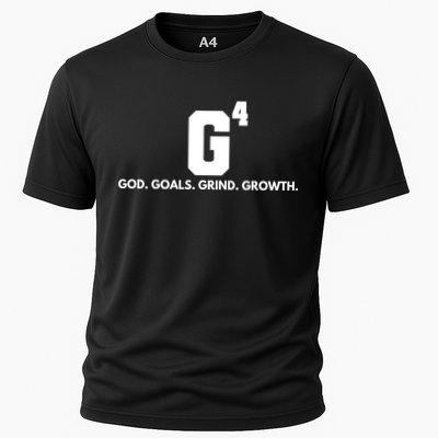 God Goals Grind Growth Cooling Performance Crew T-Shirt