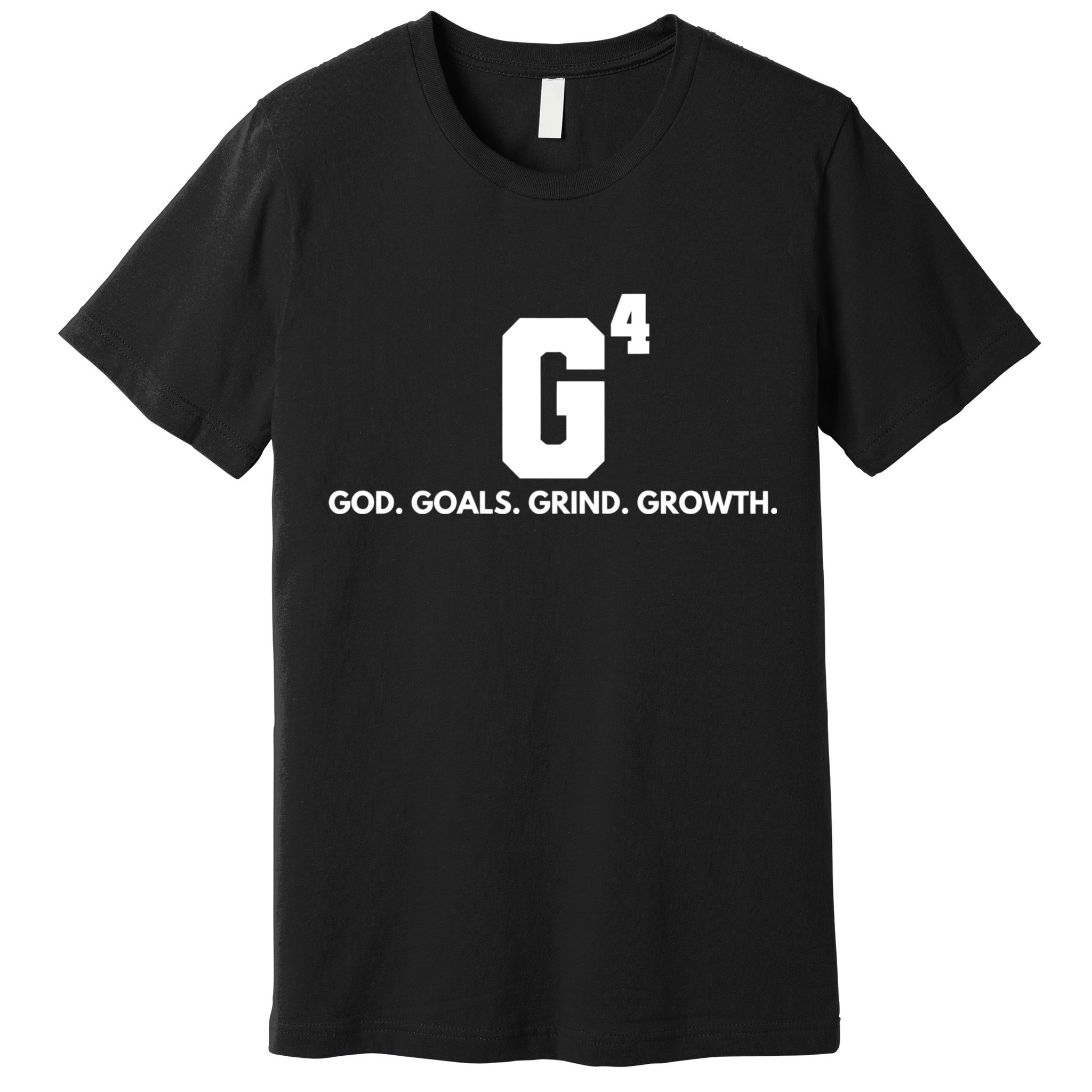 God Goals Grind Growth Premium T-Shirt