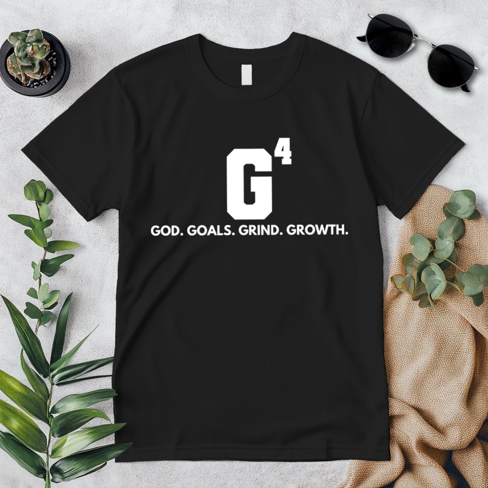 God Goals Grind Growth Premium T-Shirt