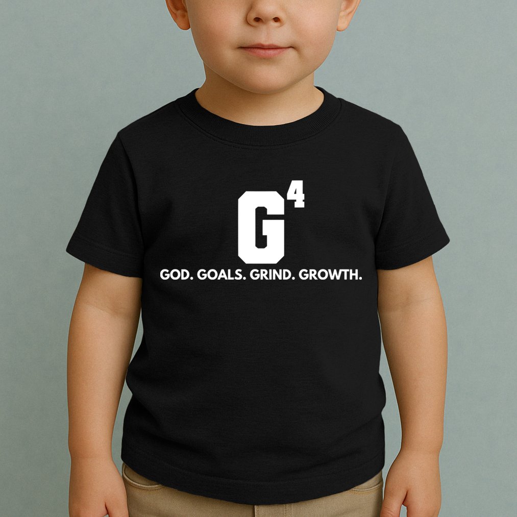 God Goals Grind Growth Toddler T-Shirt