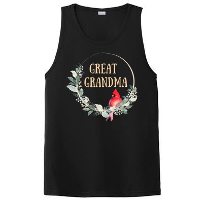 Great Grandma Grandmother Gigi Nana Pregnancy Announcet Gift PosiCharge Competitor Tank