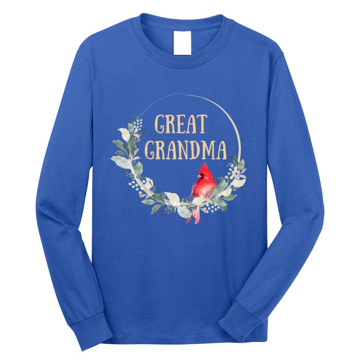 Great Grandma Grandmother Gigi Nana Pregnancy Announcet Gift Long Sleeve Shirt