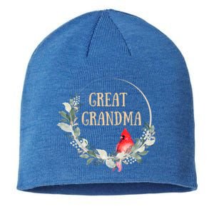 Great Grandma Grandmother Gigi Nana Pregnancy Announcet Gift Sustainable Beanie