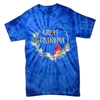 Great Grandma Grandmother Gigi Nana Pregnancy Announcet Gift Tie-Dye T-Shirt