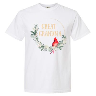 Great Grandma Grandmother Gigi Nana Pregnancy Announcet Gift Garment-Dyed Heavyweight T-Shirt