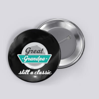 Great Grandpa Gifts Funny Fathers Day Vintage Button