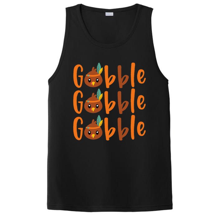 GOBBLE GOBBLE GOBBLE Thanksgiving PosiCharge Competitor Tank