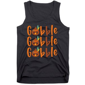 GOBBLE GOBBLE GOBBLE Thanksgiving Tank Top