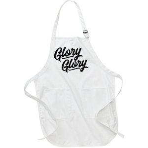 Glory Glory Georgia Rally Fight Song Full-Length Apron With Pockets