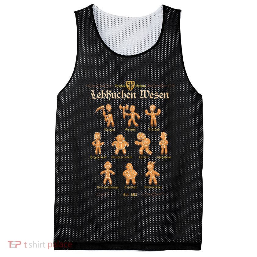 Grimm Gingerbread Mesh Reversible Basketball Jersey Tank