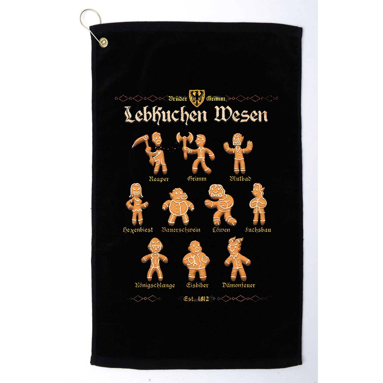Grimm Gingerbread Golf Towel