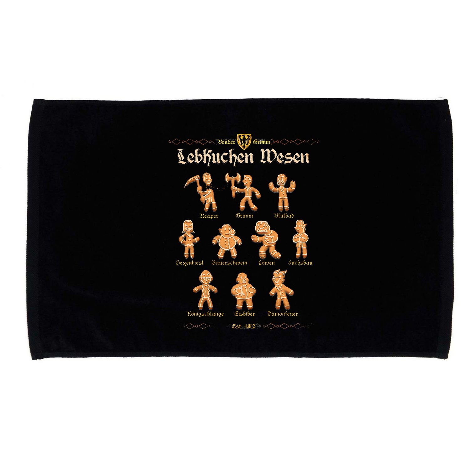 Grimm Gingerbread Microfiber Hand Towel