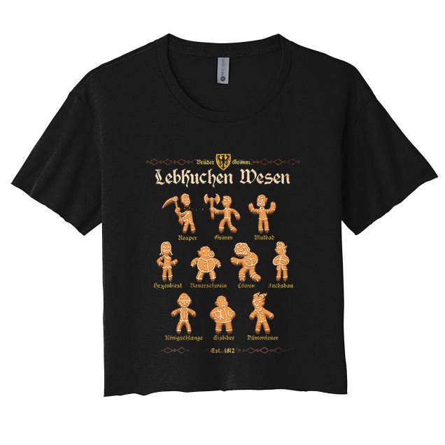 Grimm Gingerbread Crop Top