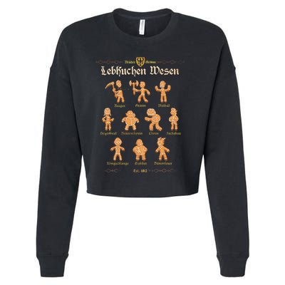 Grimm Gingerbread Cropped Pullover Crew
