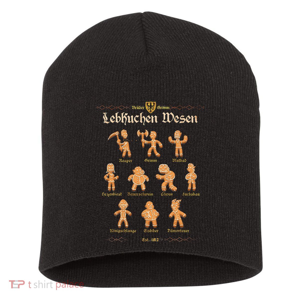 Grimm Gingerbread Short Acrylic Beanie