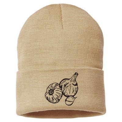 Garlic Garden Gift Sustainable Knit Beanie