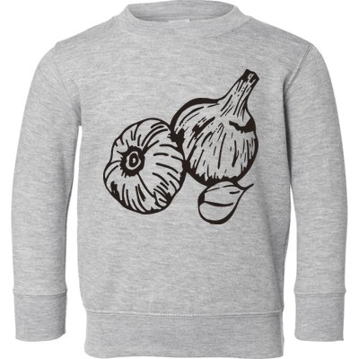 Garlic Garden Gift Toddler Sweatshirt