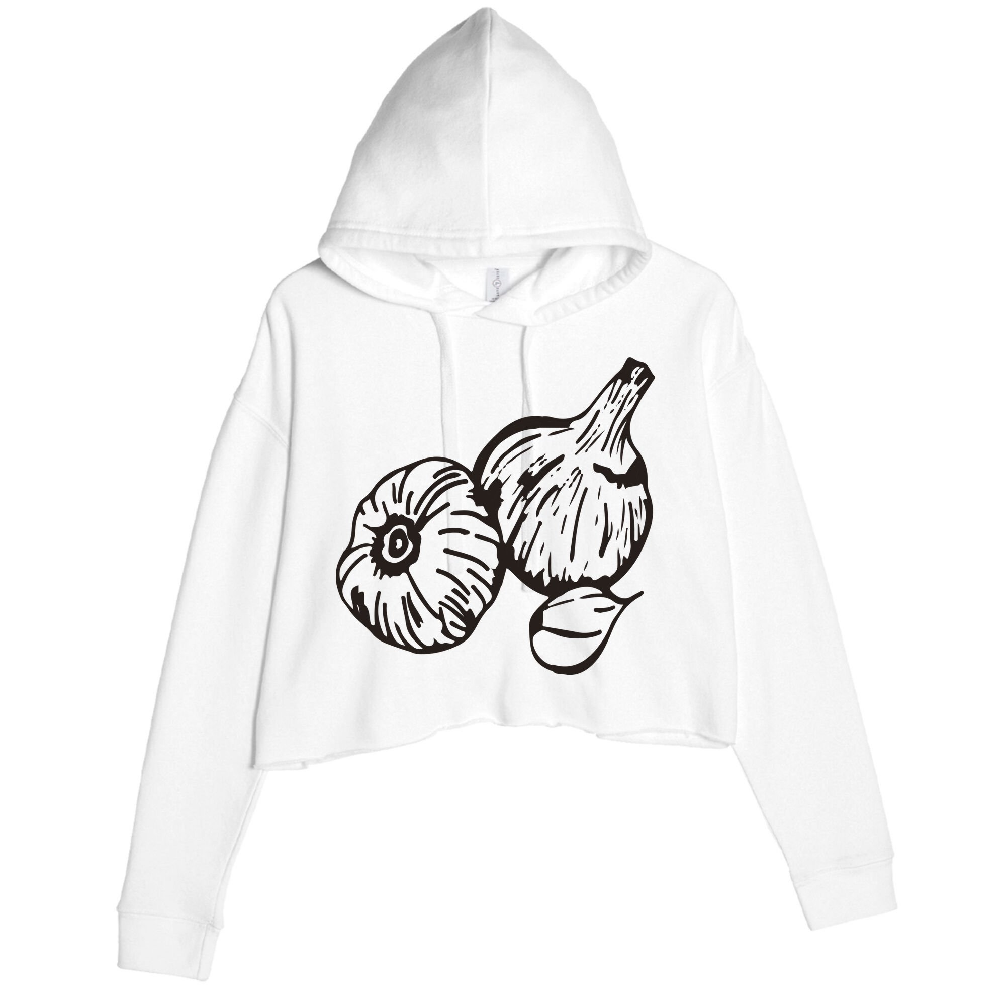 Garlic Garden Gift Crop Fleece Hoodie