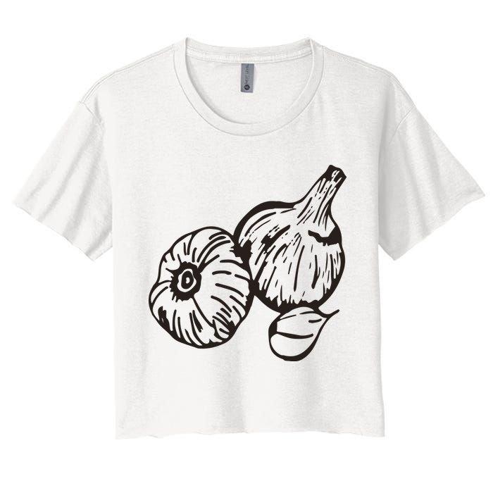 Garlic Garden Gift Women's Crop Top Tee