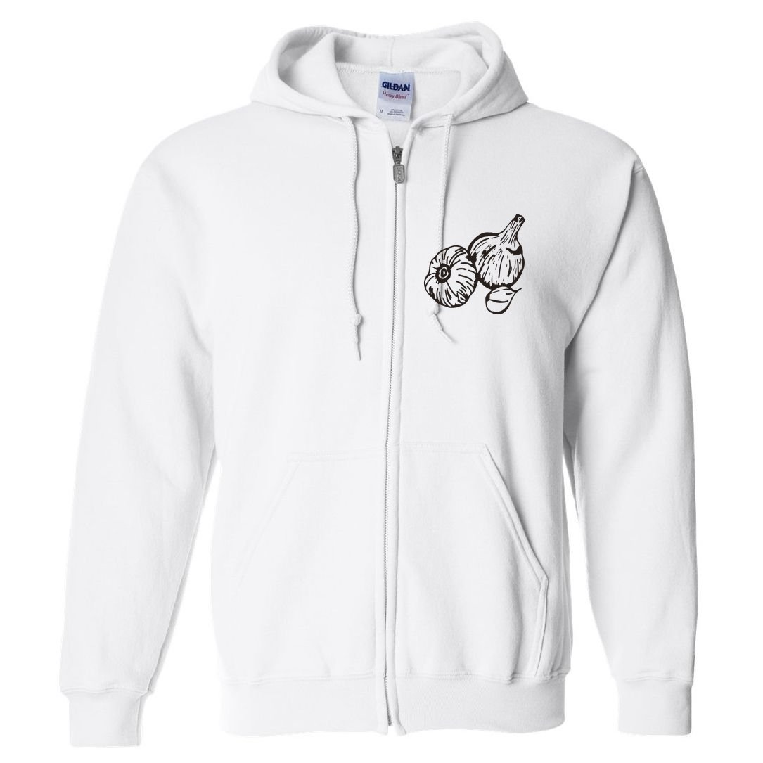 Garlic Garden Gift Full Zip Hoodie