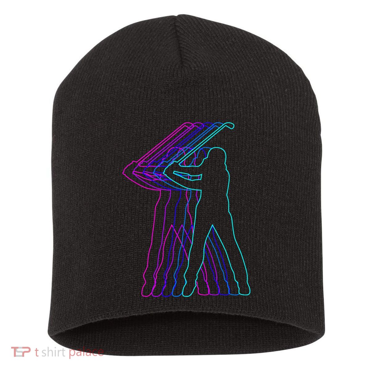 Golf Golfer Gift Clothes For Ns Short Acrylic Beanie