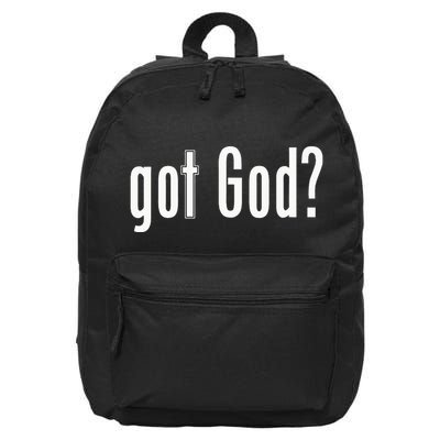 Got God 16 in Basic Backpack