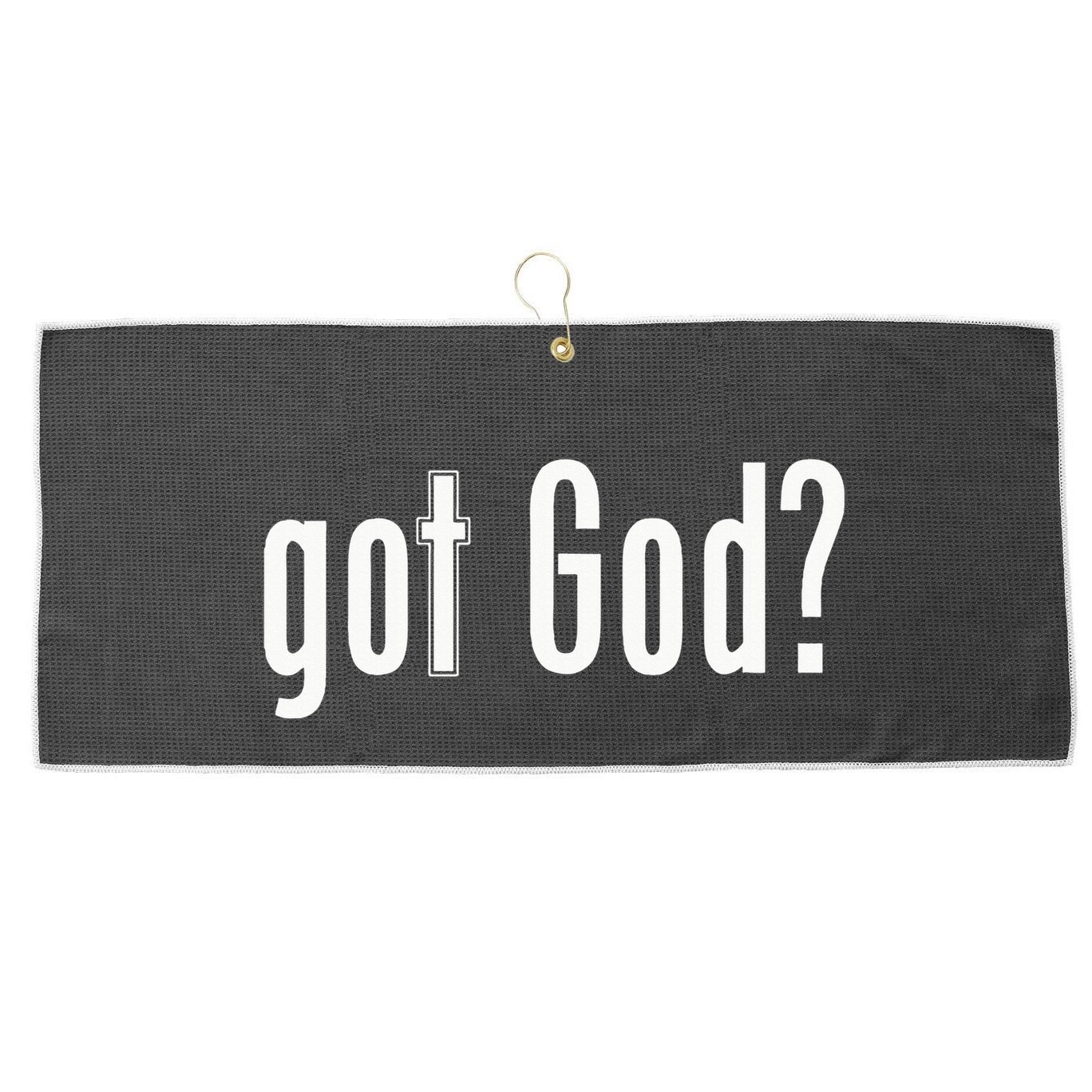 Got God Large Microfiber Waffle Golf Towel