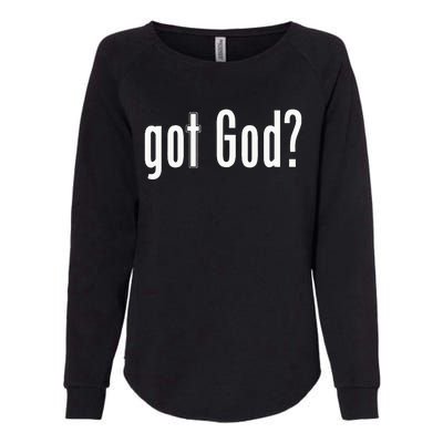 Got God Womens California Wash Sweatshirt