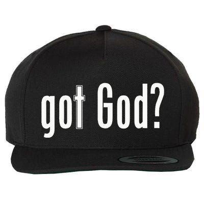 Got God Wool Snapback Cap