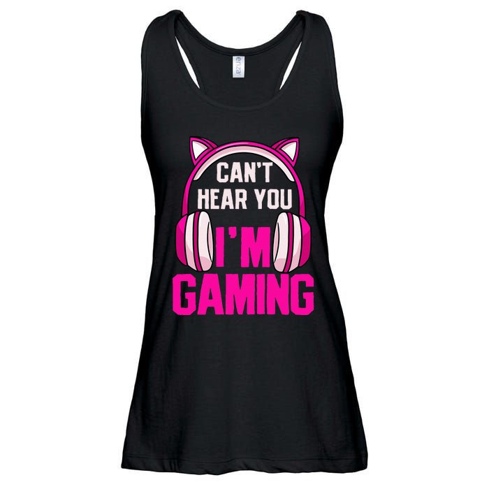 Gamer Girl Gaming I CanT Hear You IM Gaming Video Games Ladies Essential Flowy Tank