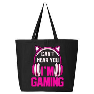 Gamer Girl Gaming I CanT Hear You IM Gaming Video Games 25L Jumbo Tote