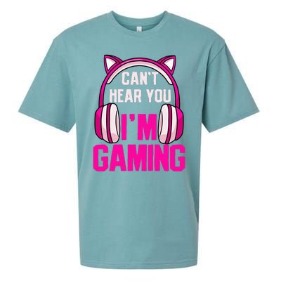 Gamer Girl Gaming I CanT Hear You IM Gaming Video Games Sueded Cloud Jersey T-Shirt