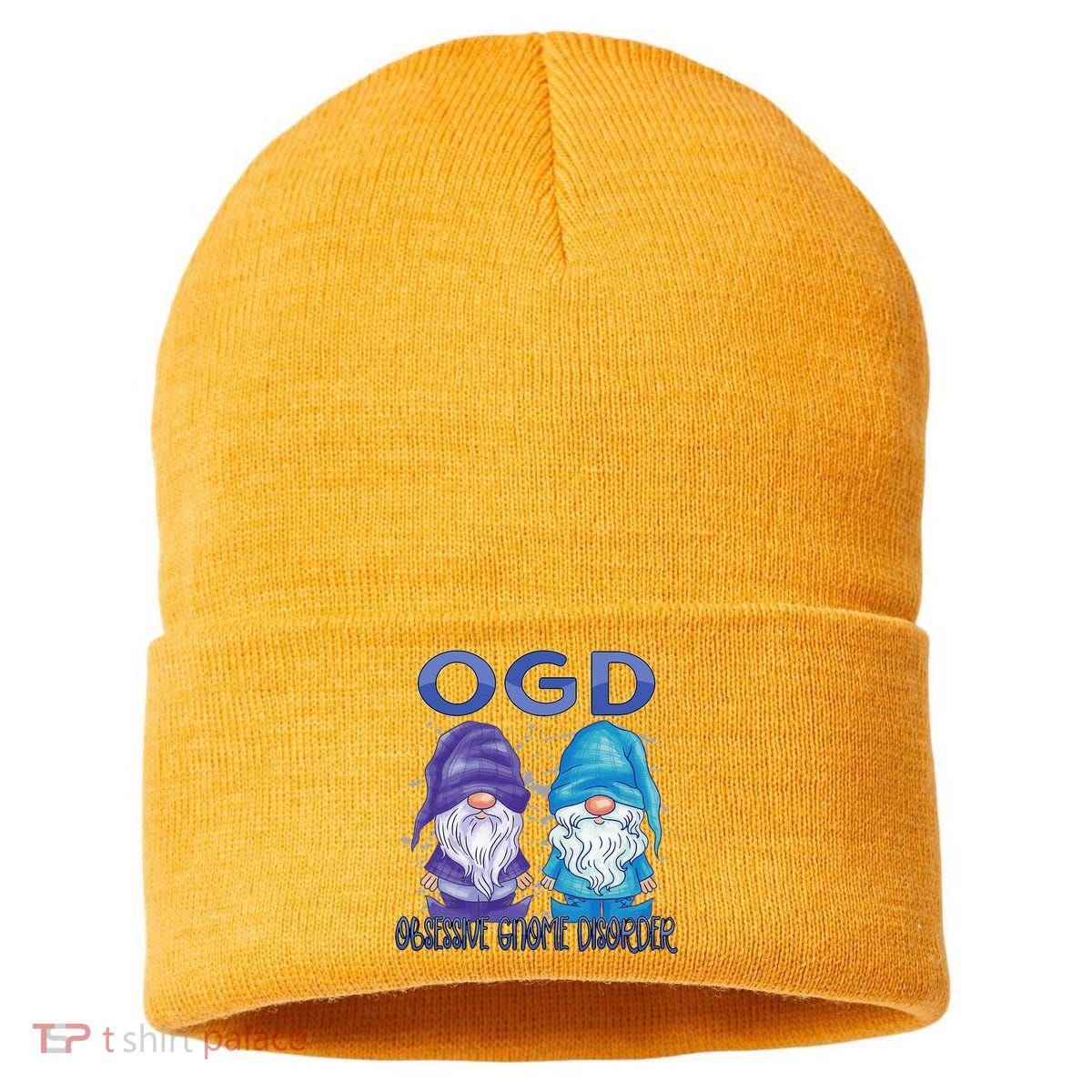 Garden Gnomes Gnome Lover Funny Gnome Gardening Sustainable Knit Beanie