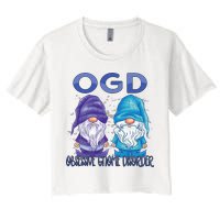 Garden Gnomes Gnome Lover Funny Gnome Gardening Women's Crop Top Tee