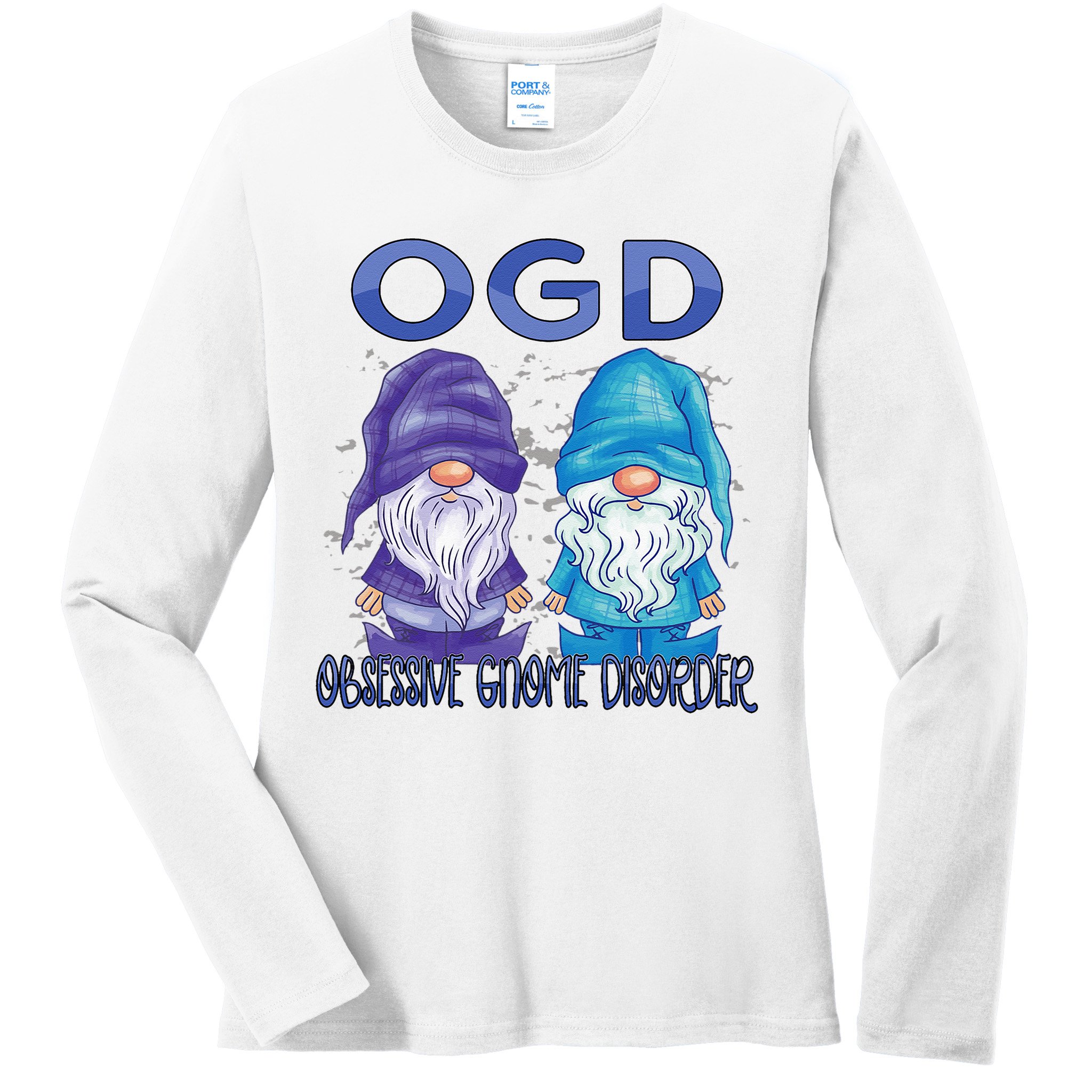 Garden Gnomes Gnome Lover Funny Gnome Gardening Ladies Long Sleeve Shirt