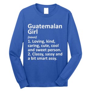 Guatemalan Guatemala Gift Funny Country Roots Descent Gift Long Sleeve Shirt