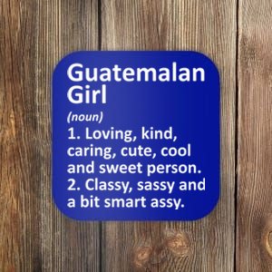 Guatemalan Guatemala Gift Funny Country Roots Descent Gift Coaster