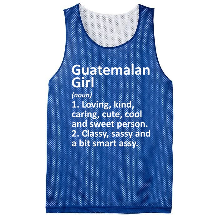 Guatemalan Guatemala Gift Funny Country Roots Descent Gift Mesh Reversible Basketball Jersey Tank