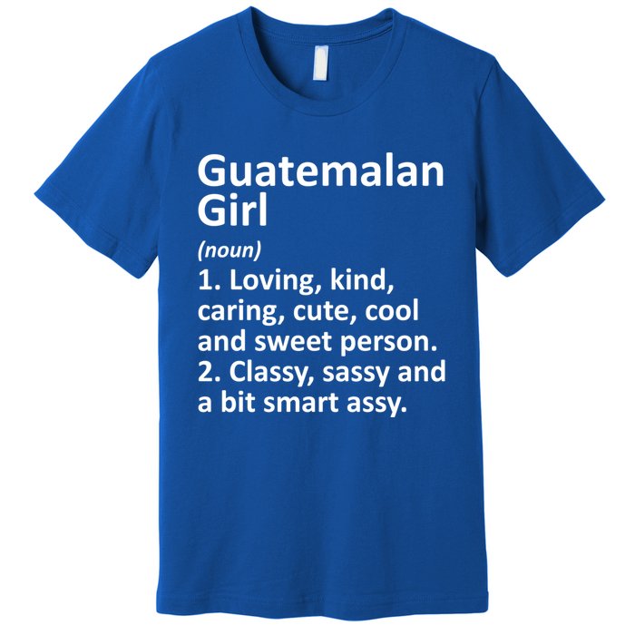 Guatemalan Guatemala Gift Funny Country Roots Descent Gift Premium T-Shirt