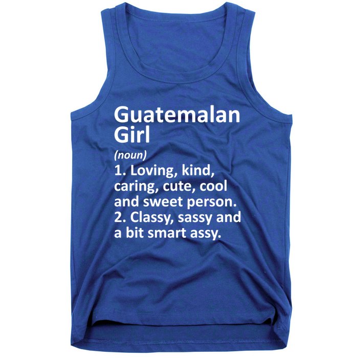 Guatemalan Guatemala Gift Funny Country Roots Descent Gift Tank Top