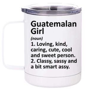 Guatemalan Guatemala Gift Funny Country Roots Descent Gift 12 oz Stainless Steel Tumbler Cup