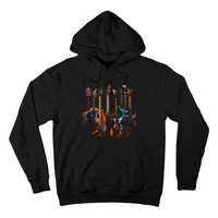 Guitars Guitarists Gift Hoodie