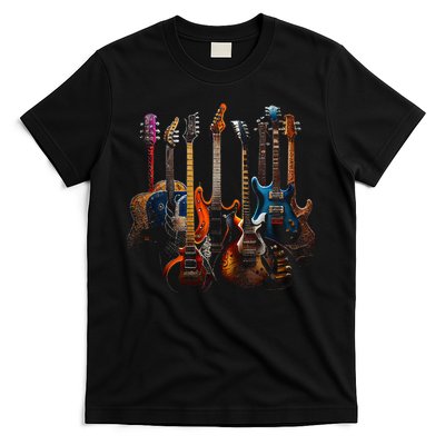 Guitars Guitarists Gift T-Shirt