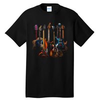 Guitars Guitarists Gift Tall T-Shirt