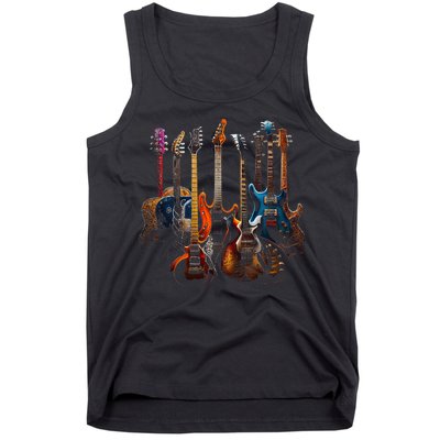 Guitars Guitarists Gift Tank Top