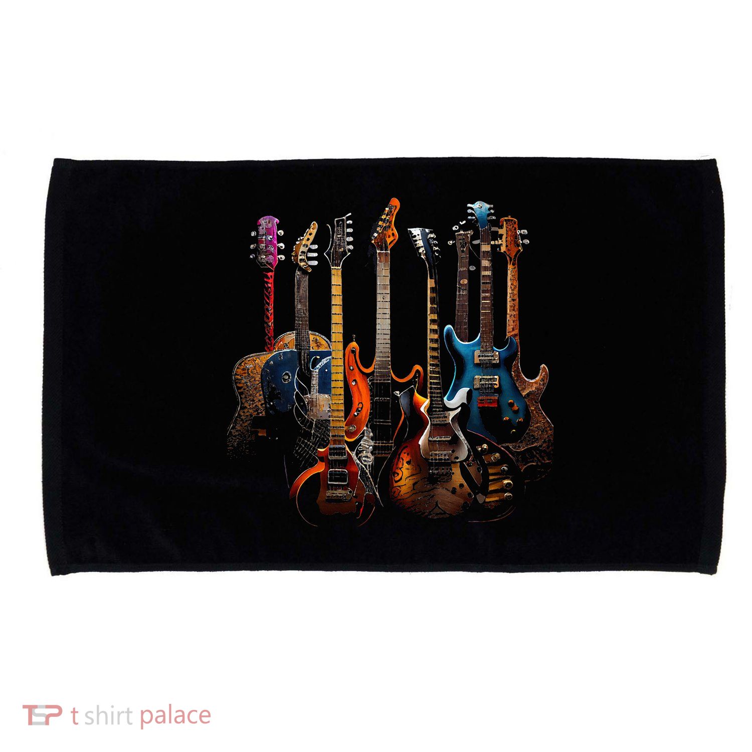 Guitars Guitarists Gift Microfiber Hand Towel